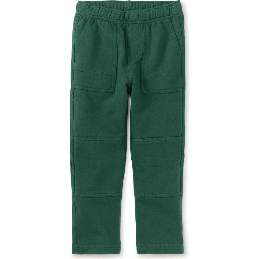 Playwear Elastic Waist Lined Knee Pocket Pants