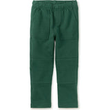 Playwear Elastic Waist Lined Knee Pocket Pants