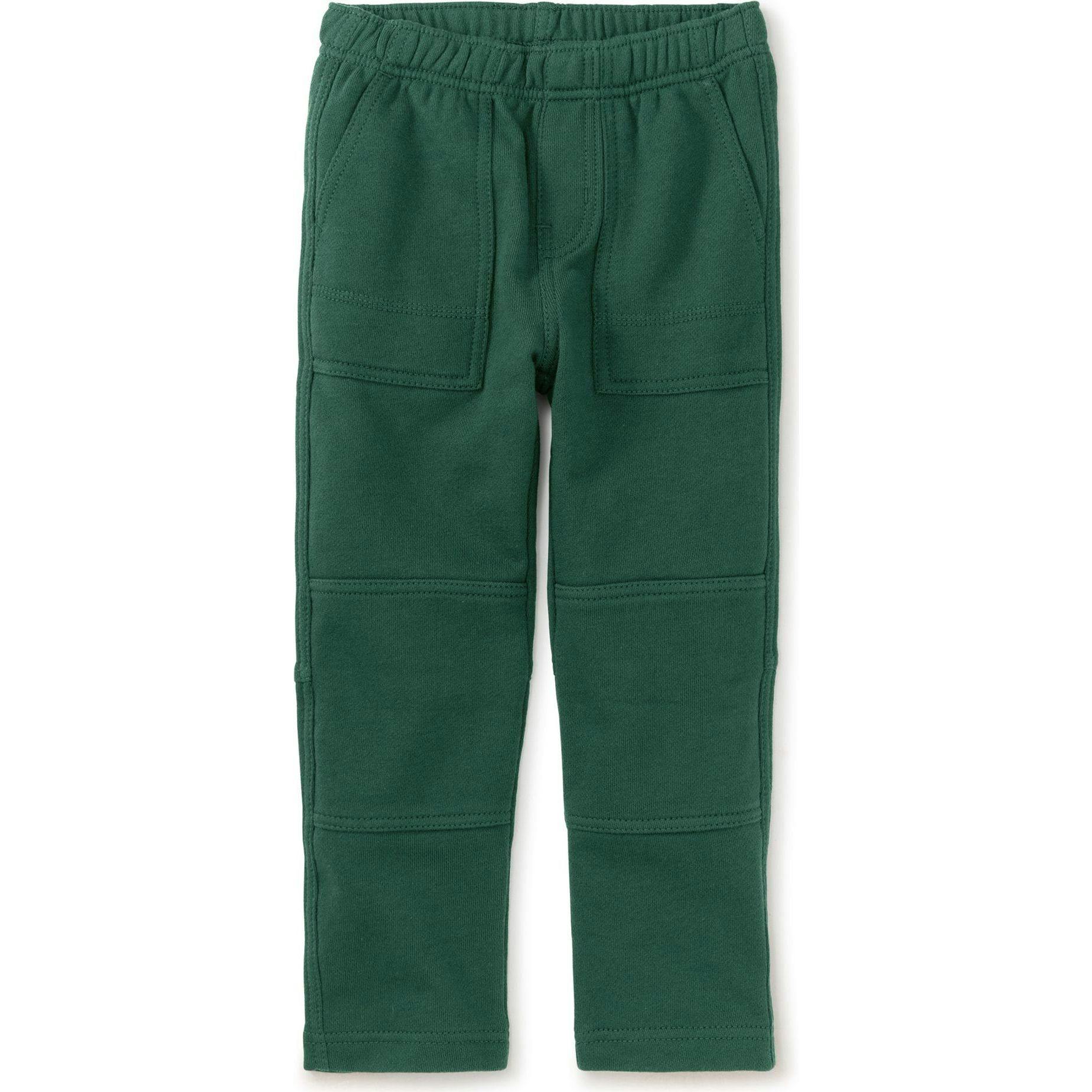 Playwear Elastic Waist Lined Knee Pocket Pants