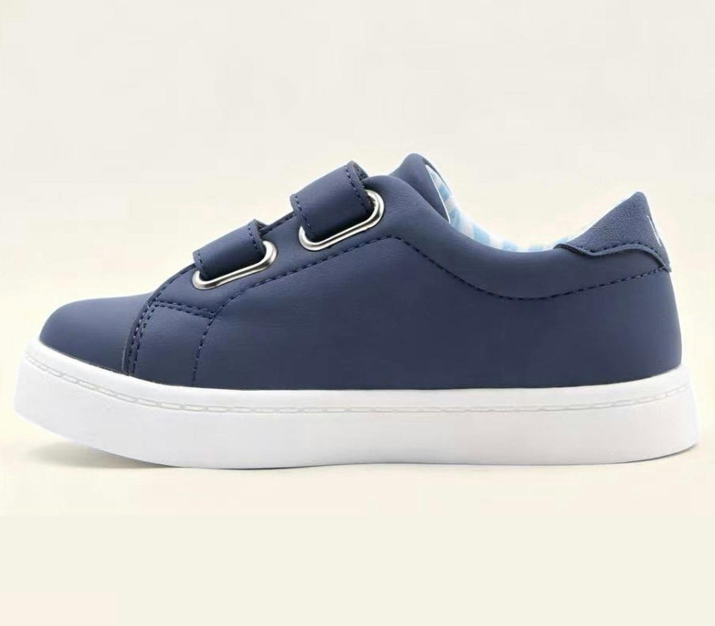 The Leather in Navy