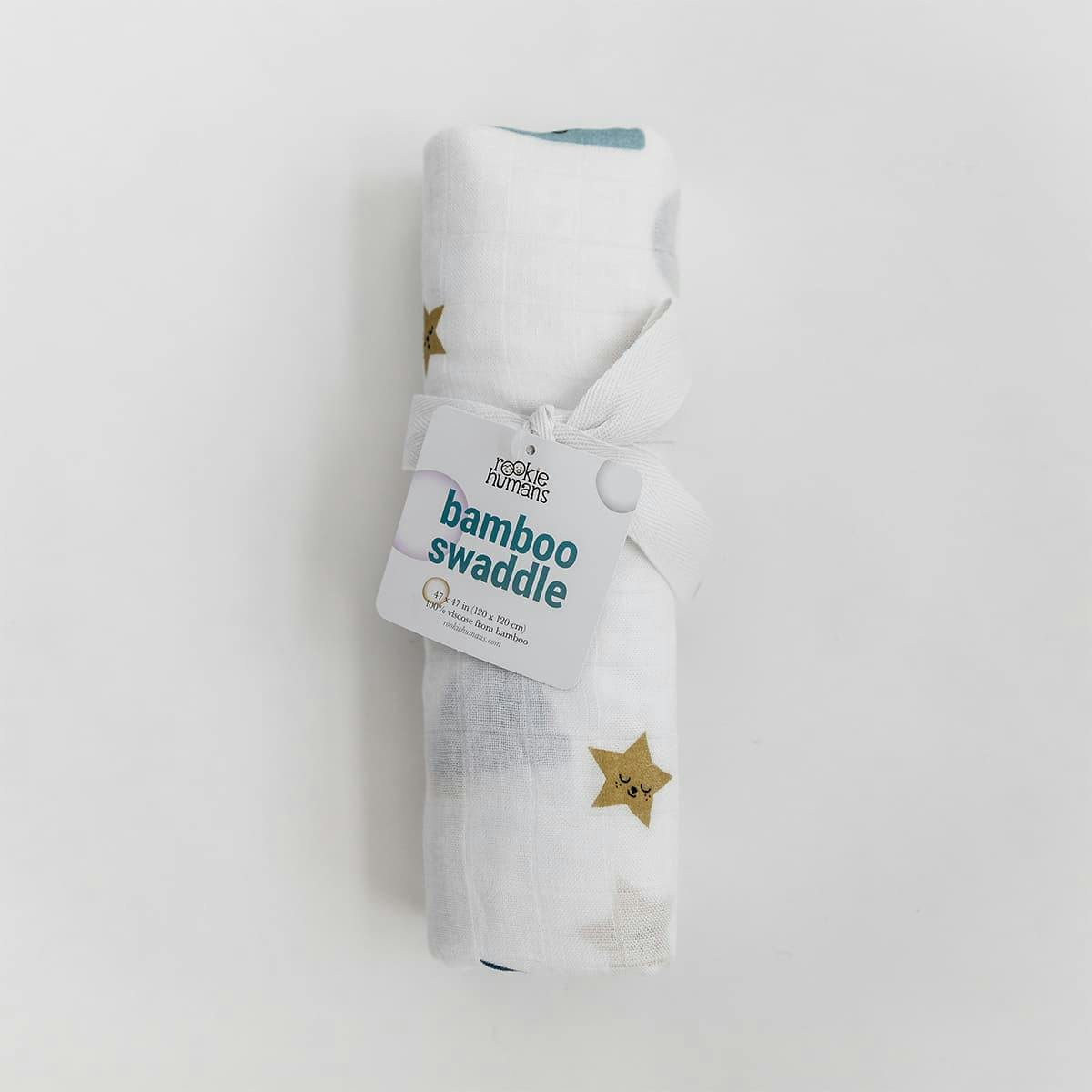 Moon and Stars Bamboo Swaddle