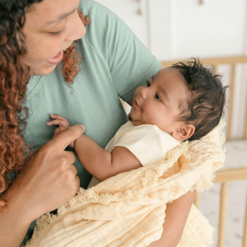 Multi-Layer Honey Ombre Muslin Cotton Baby Blanket