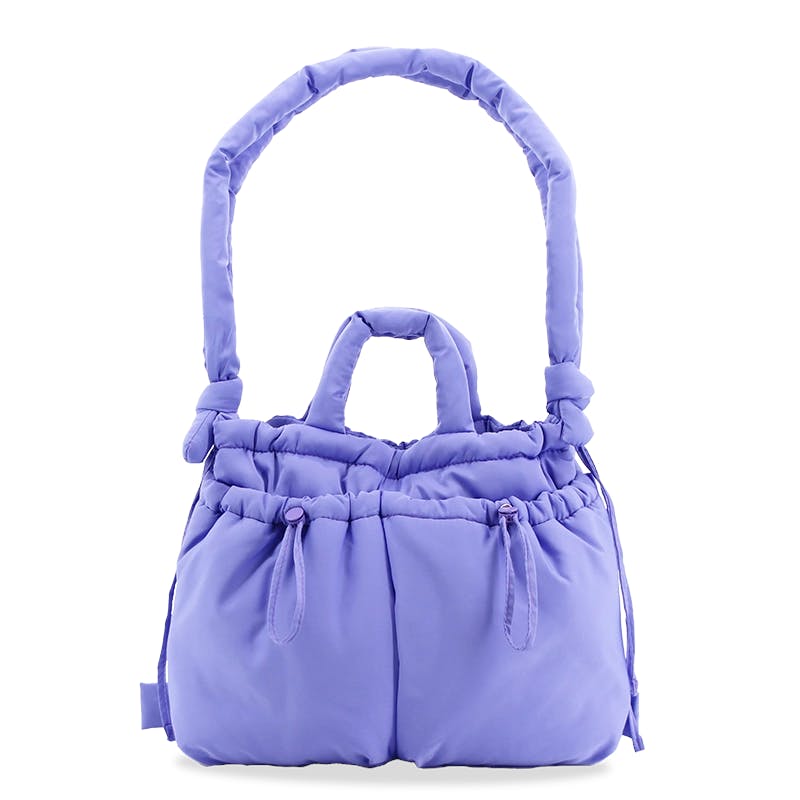 Puffy Tote in Purple