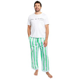 Men's Drawbertson Wild Stripes PJ Pants - Organic Cotton Poplin