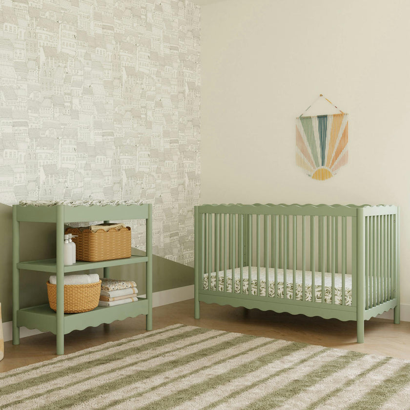 Swell Changing Table in Light Sage