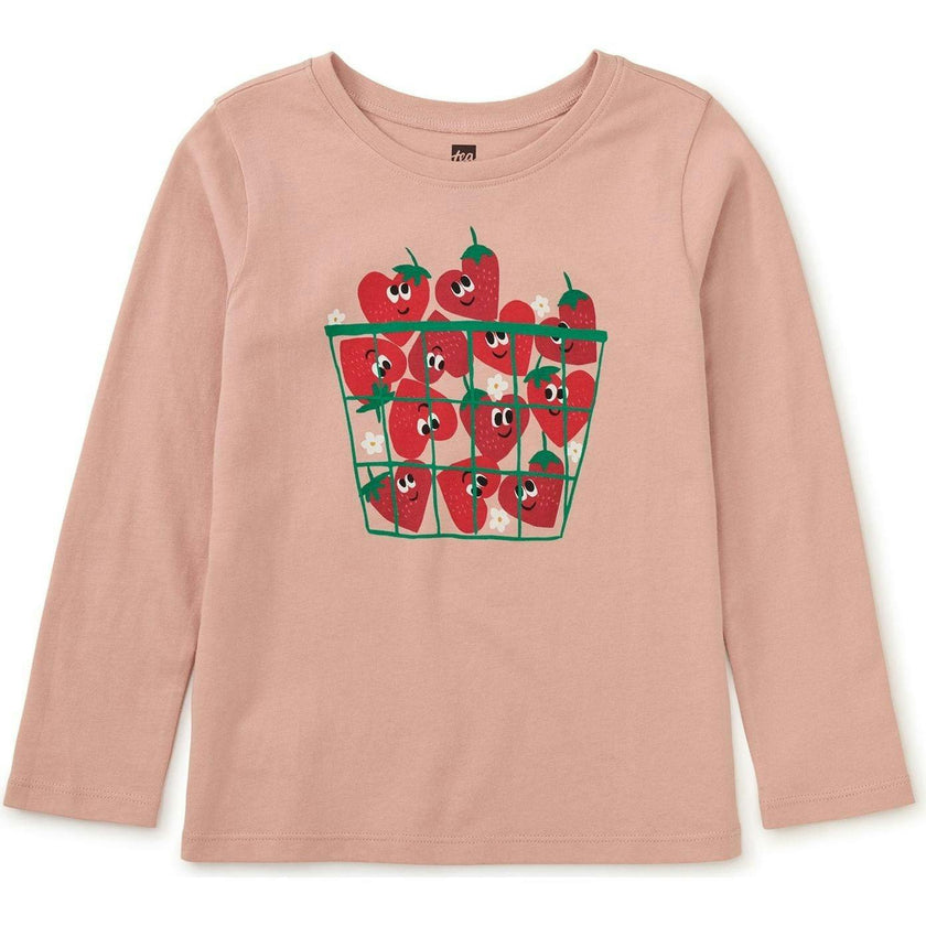 Heart Berries Graphic Tee, Pink