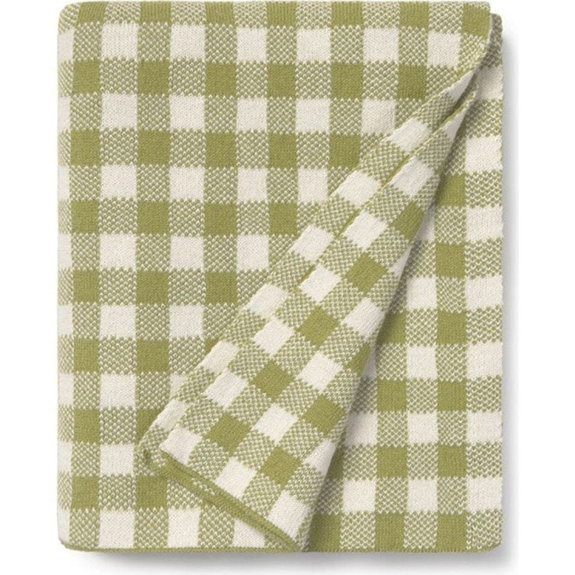 Knitted Blanket Vichy Matcha