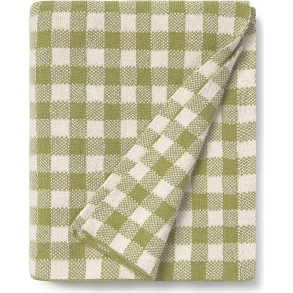 Knitted Blanket Vichy Matcha