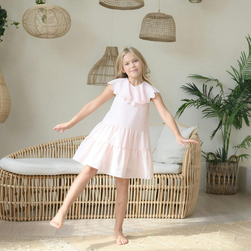 Anna dress (scarlet orange)