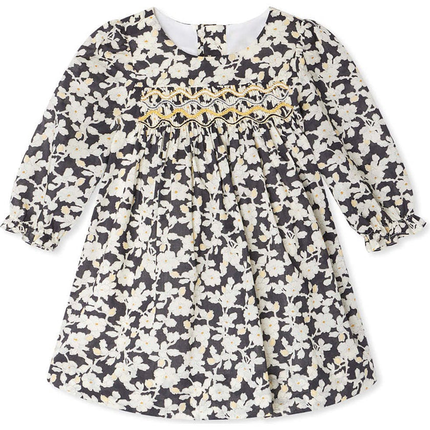 BONPOINT Jailys Fleurs Gold Thread Baby Dress