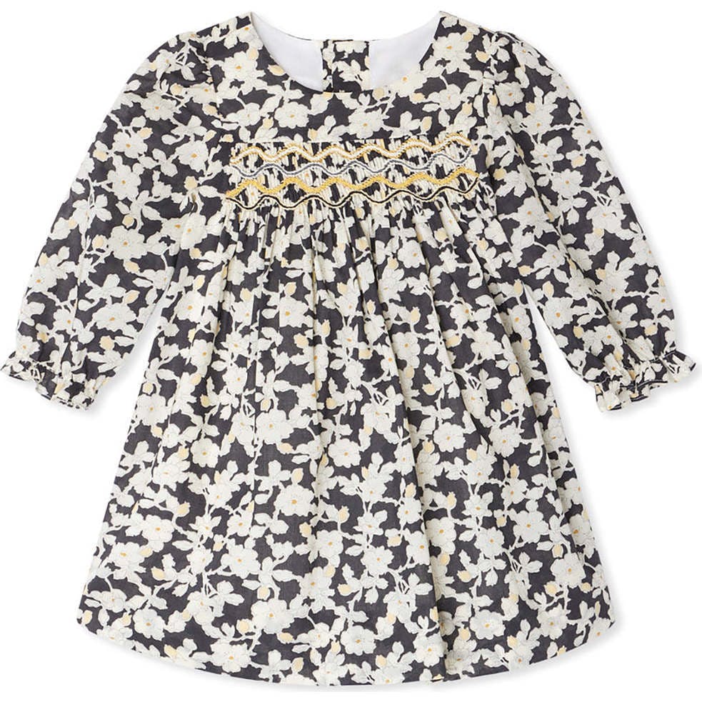 BONPOINT Jailys Fleurs Gold Thread Baby Dress
