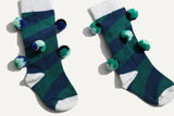 POM POM COLOR BLOCK SOCKS