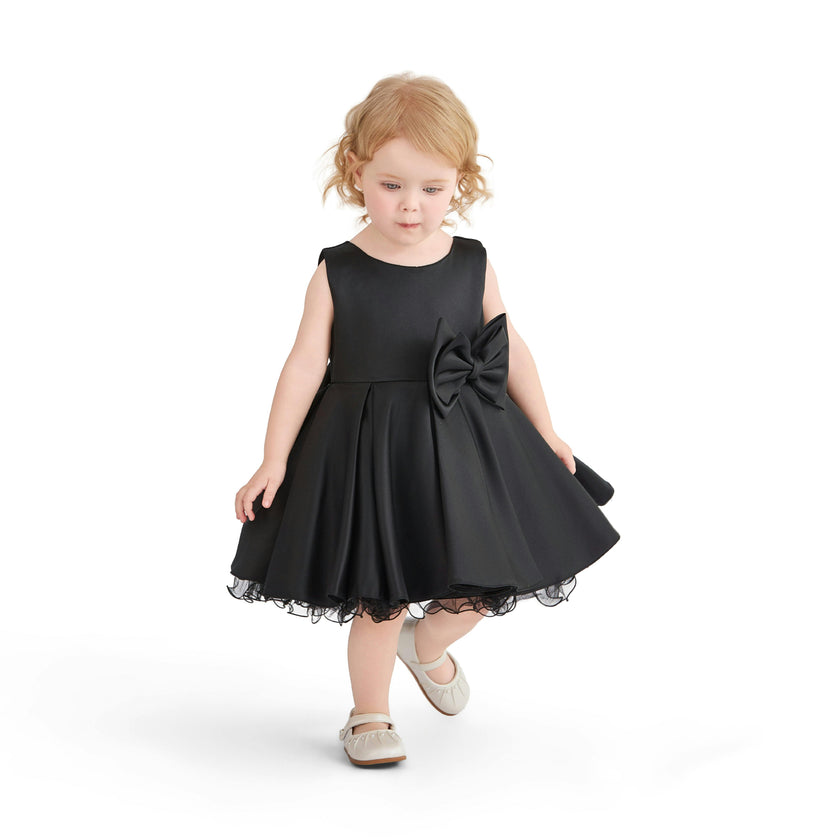 Black Canyonelle Bow Waist Dress