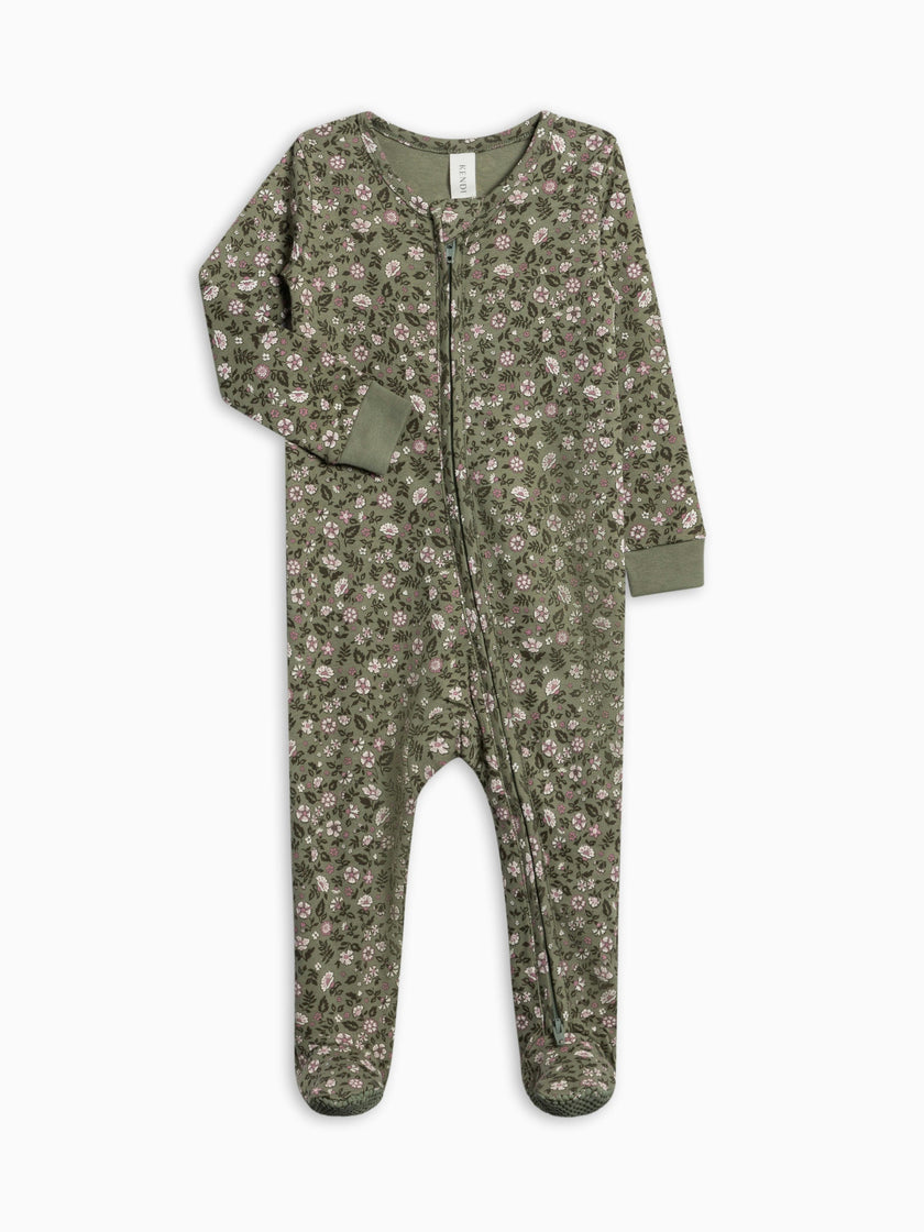 Peyton Zipper Sleeper - Kelsey Floral