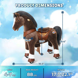 Model Y® Horse Ride-On Toy Age 3–4 – Chocolate Brown