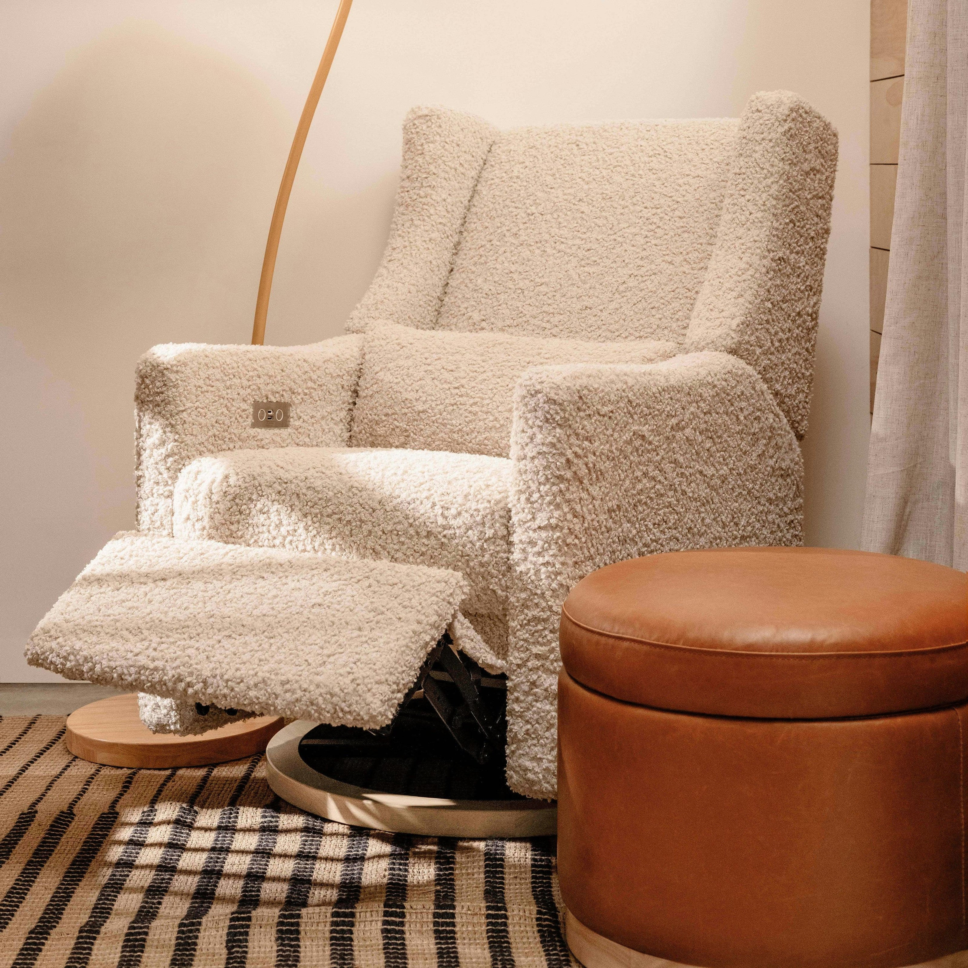 Babyletto Kiwi Electronic Recliner and Swivel Glider with USB port