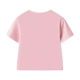 Girls Tee And Short Pajama Set | Pink Ballet