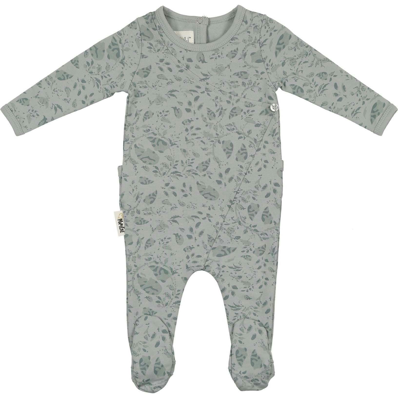 Soft Vines Footie and Beanie Set