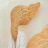 Handcrafted - Elephant Wall Decor - Rattan Wicker