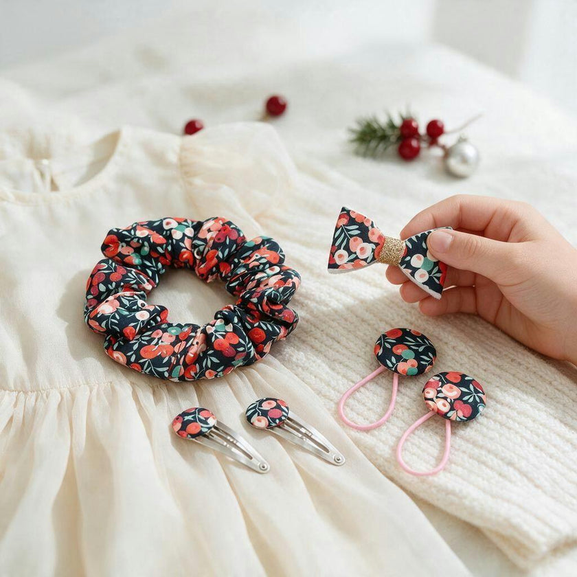Liberty Of London Hair Bundle - Christmas Wiltshire berry