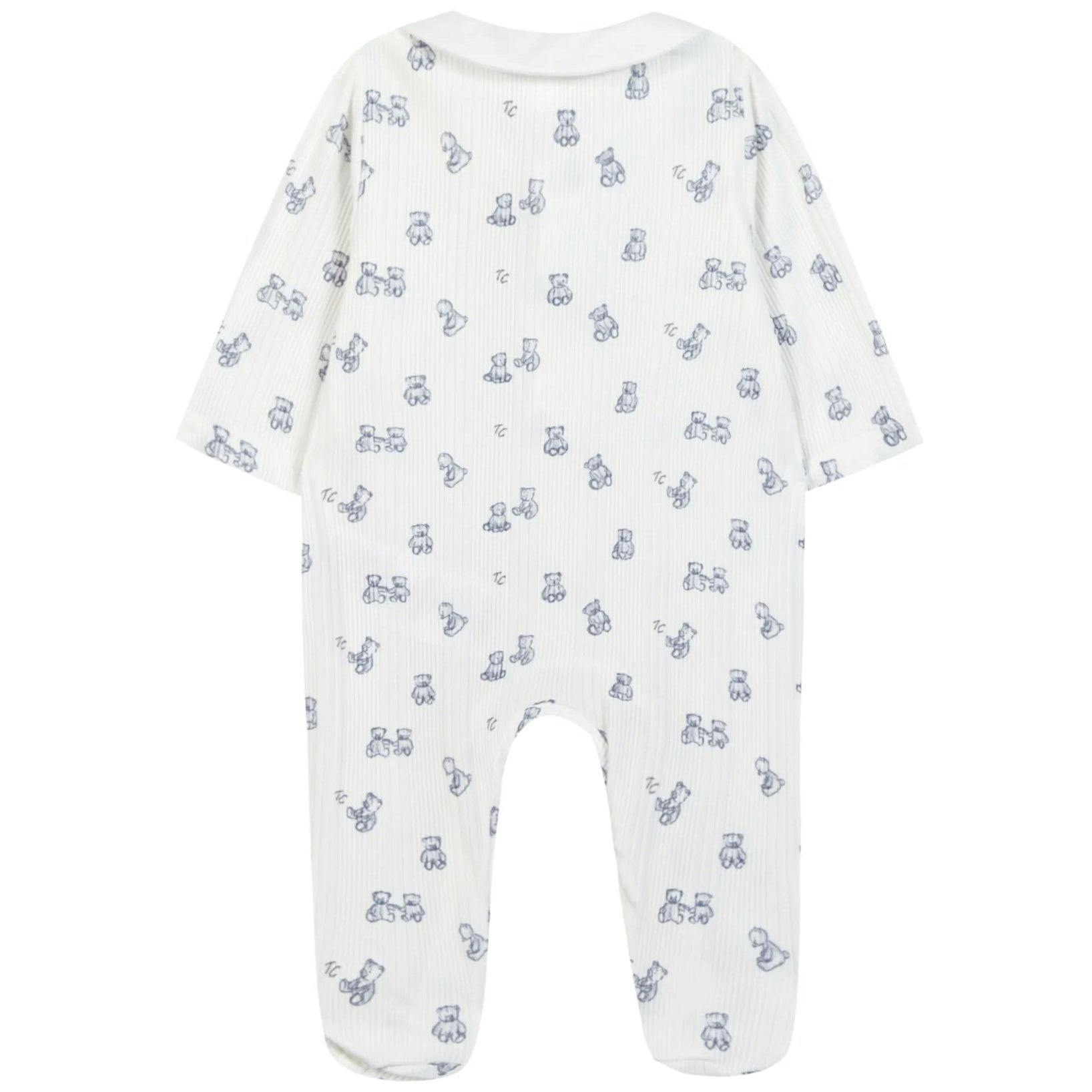 TARTINE ET CHOCOLAT Teddy Pajamas - Nacre