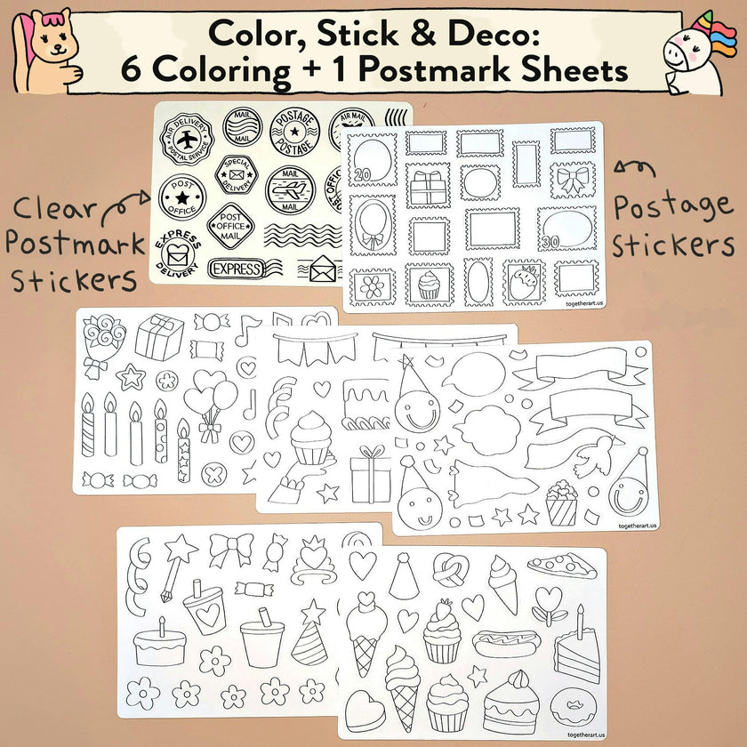 Happy Birthday Card & Sticker Kit