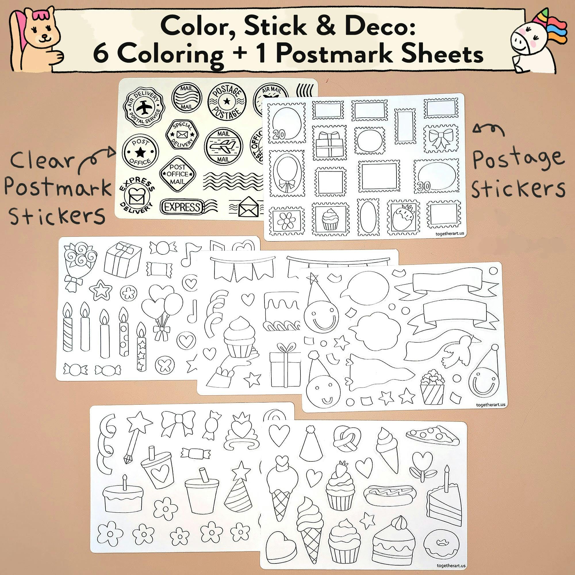 Happy Birthday Card & Sticker Kit