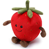 McHugs Sweet Strawberry Fruit 7" — Soft Weighted Cuddle Stuffed Animal