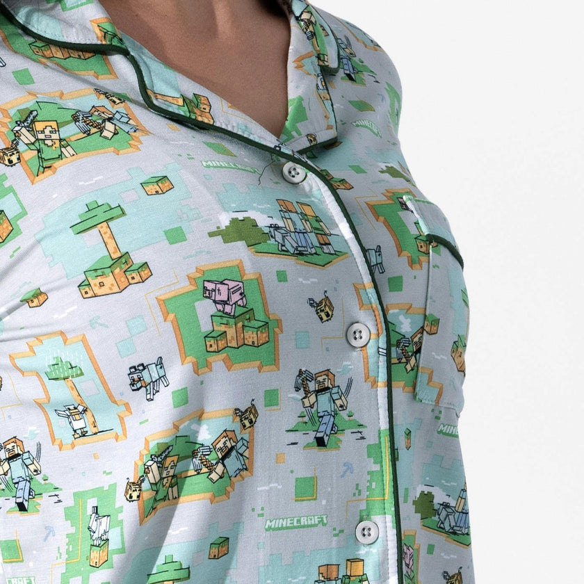 Minecraft: Overworld Dreams Bamboo Women's Pajama Set