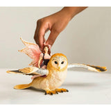 Schleich Bayala: Fairy In Flight On Glam-Owl  - 2pc Figurine Playset
