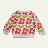 Recycled Cotton Flower Baby Sweatshirt