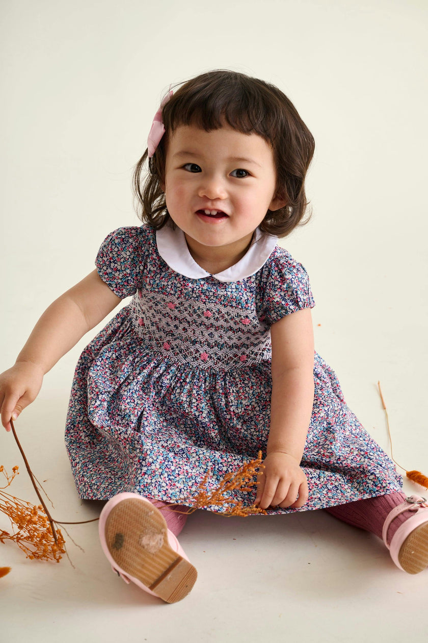 Smocked Baby Dress Isla