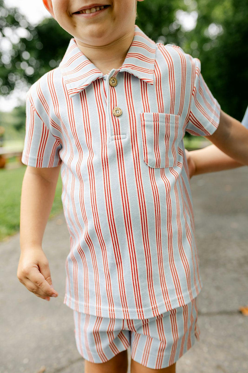 Archie Polo - Horizon Stripe