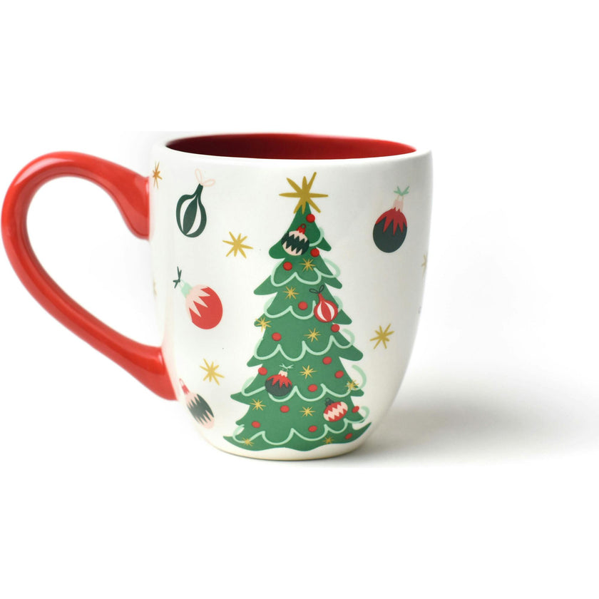 Vintage Trimmed Tree Mug