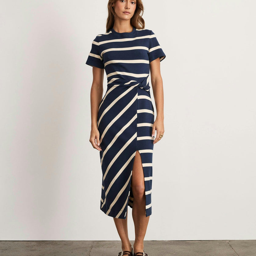 Short Sleeve Striped Cody Dress