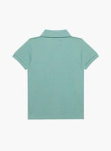 Harry Piqué Polo in Sage