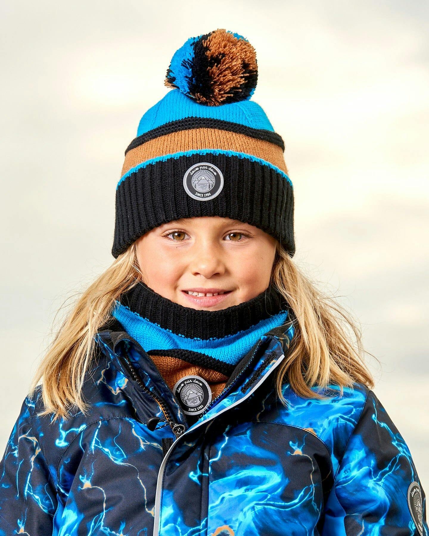 Ribbed Knit Pompom Beanie Hat