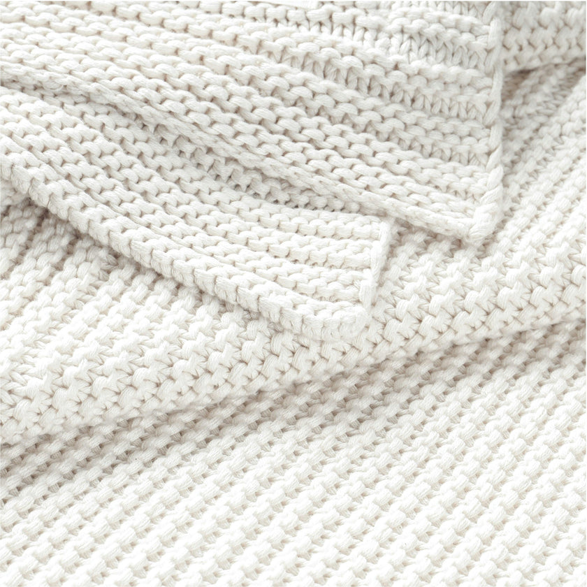 Chunky Knit Throw Blanket