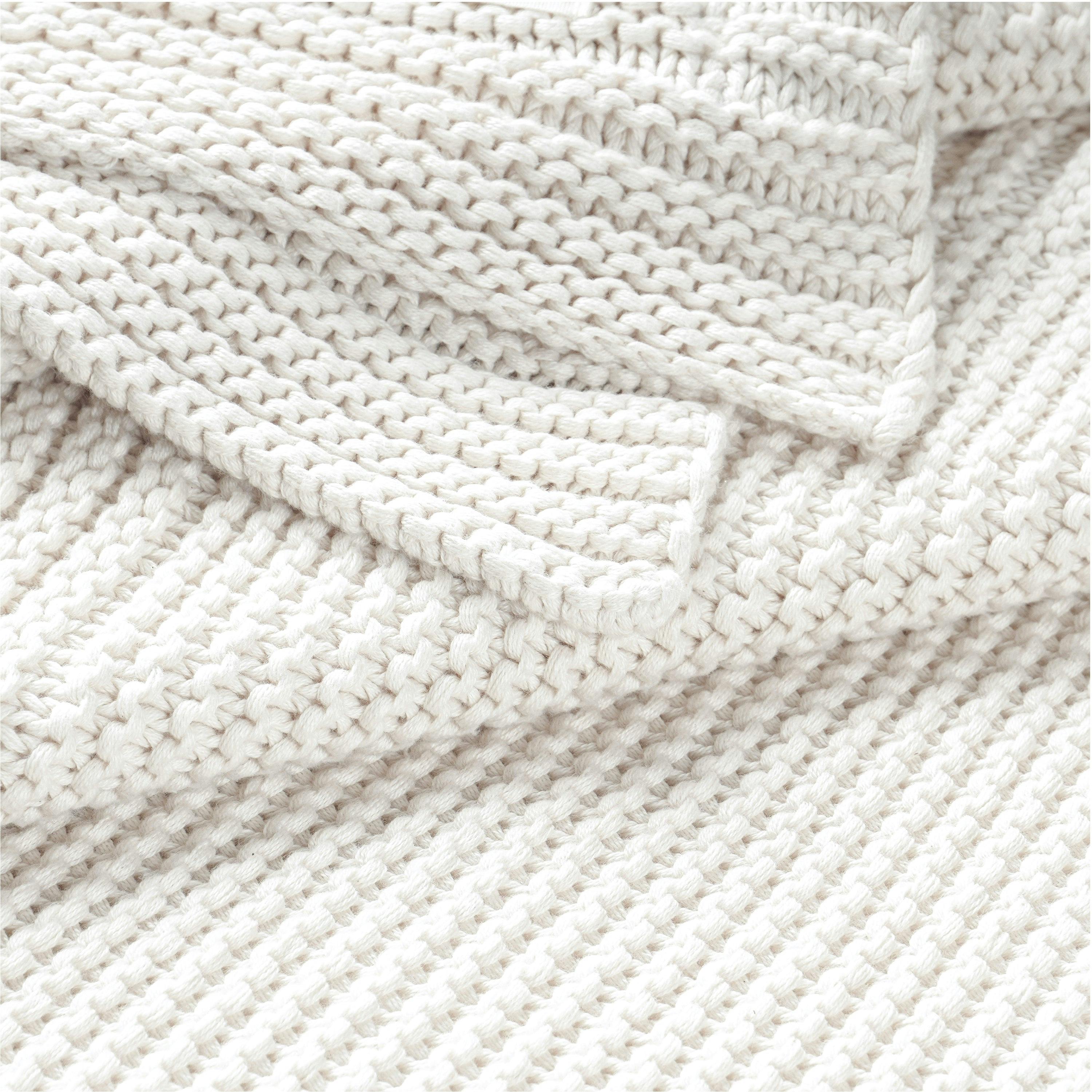 Chunky Knit Throw Blanket