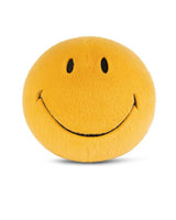 Plush Smiley Fuzzy Bright Yellow 9"