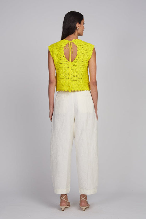 ZARIA CROCHET TOP | LIMONE