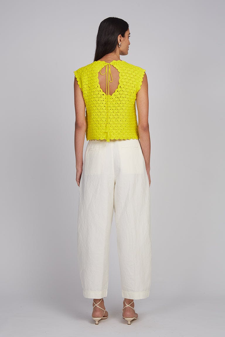 ZARIA CROCHET TOP | LIMONE | One Left!
