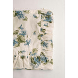 Cornflower Lane Timeless Floral Ruffle Zipper Pouch