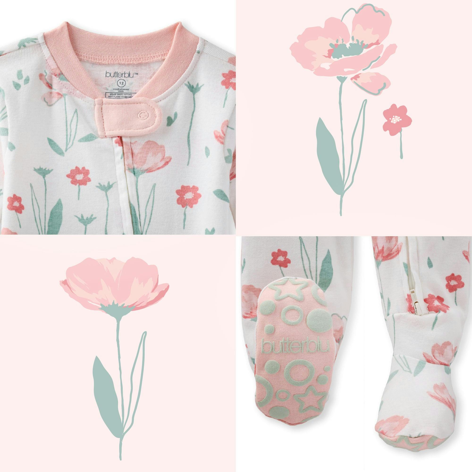 CRUZ Snug Fit Footed Sleeper