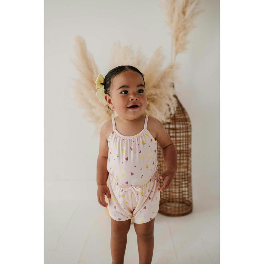 Baby Summer Romper Desert Rose Flora