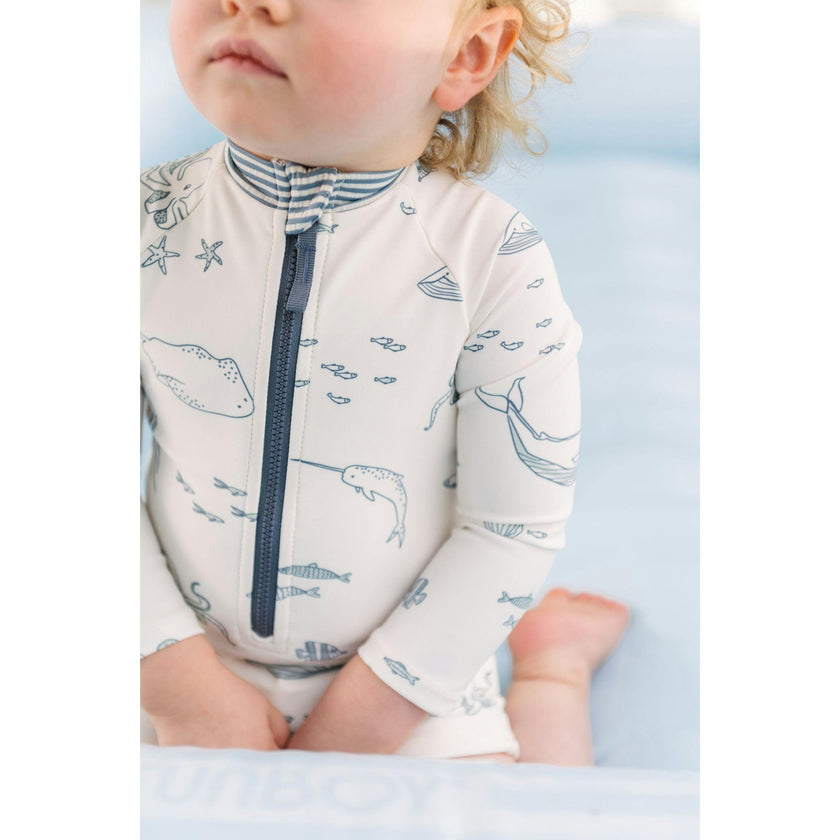 Swim Long Sleeve One-Piece - Life Aquatic