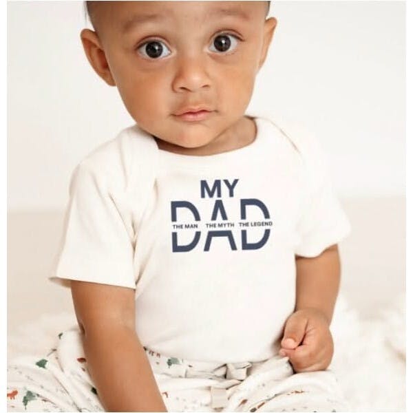 graphic bodysuit | love dad