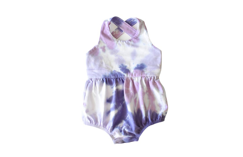 Cross Back Bubble Romper
