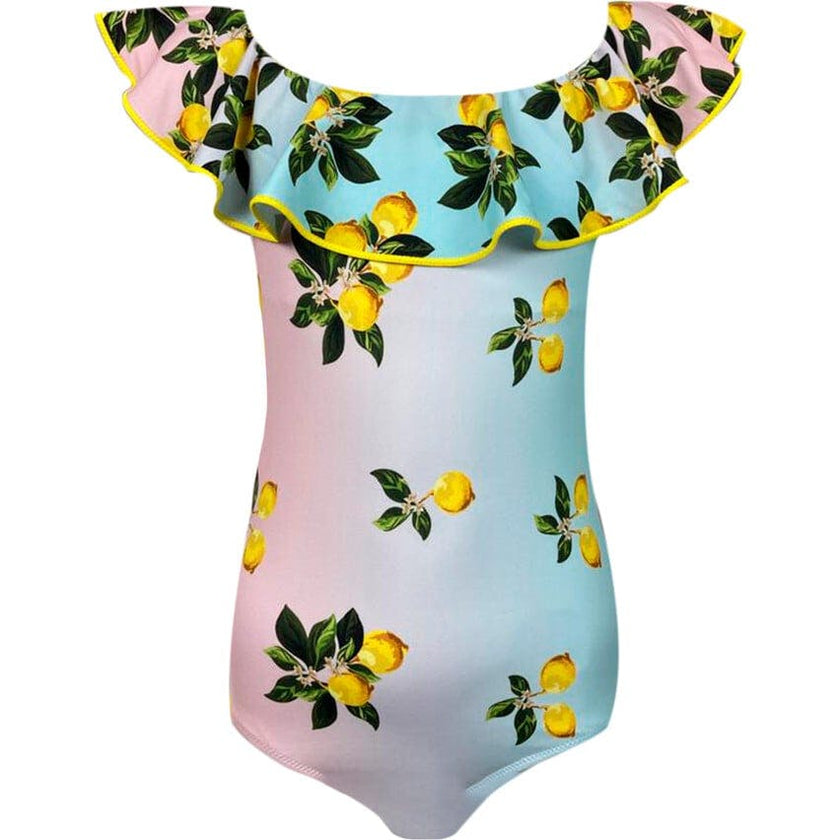 Siera Ruffle Neck One-Piece Swimsuit
