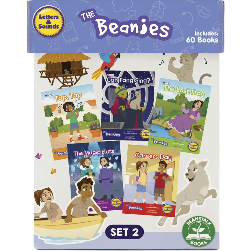 Beanstalk Books: The Beanies Hi-Lo Diversity Decodable - Boxed Set 2